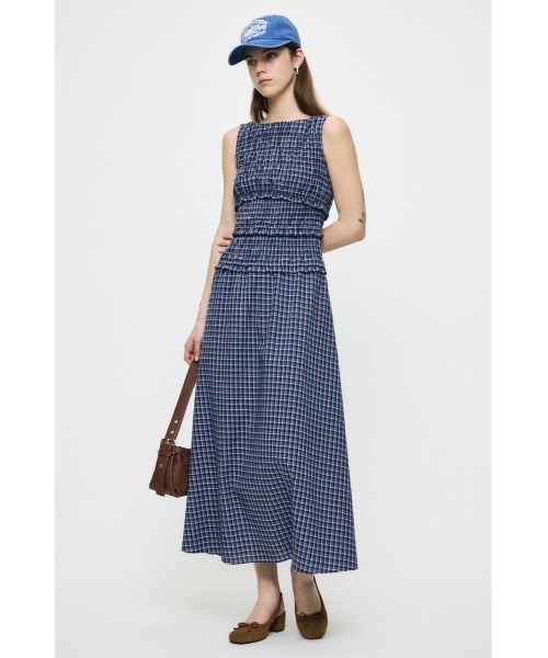 SLEEVELESS PLAID CHECK ドレス（ワンピース）｜MOUSSY（マウジー）の