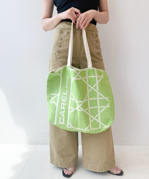 EDIT. FOR LULU（エディットフォールル）の「【CAREL/カレル】TOTE BAG（トートバッグ・レディース・グリーン・FREE）」の5枚目の写真