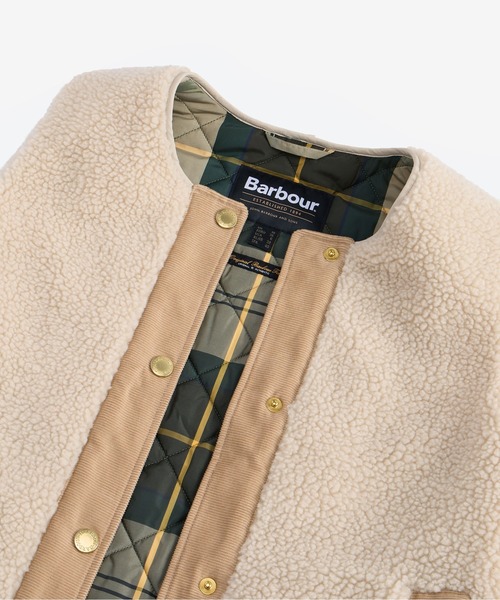 Barbour(バブアー)の「Barbour/バブアー Dulsie Liner ボアライナー ベスト LLI0016(ベスト・レディース・ブラック/ナチュラル・10)」の17枚目の写真