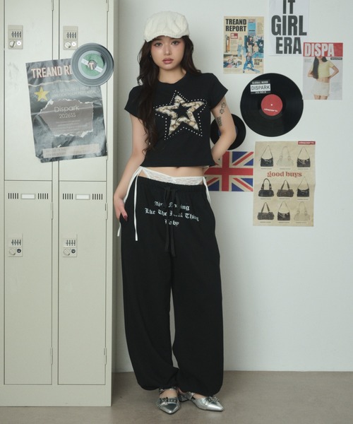 dispark(ディスパーク)の「DISPARK/レオパスターパッチT(Tシャツ/カットソー・レディース・ブラック・FREE)」の2枚目の写真