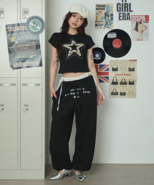 dispark(ディスパーク)の「DISPARK/レオパスターパッチT(Tシャツ/カットソー・レディース・ブラック・FREE)」の8枚目の写真