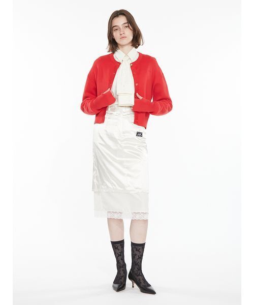 SORIN(ソリン )の「Necktie Cutoff Shirt / ネクタイカットオフシャツ(シャツ/ブラウス・レディース・ブラック/サックスブルー/アイボリー・38)」の10枚目の写真