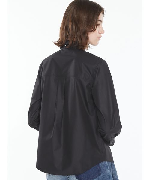 SORIN(ソリン )の「Necktie Cutoff Shirt / ネクタイカットオフシャツ(シャツ/ブラウス・レディース・ブラック/サックスブルー/アイボリー・38)」の16枚目の写真