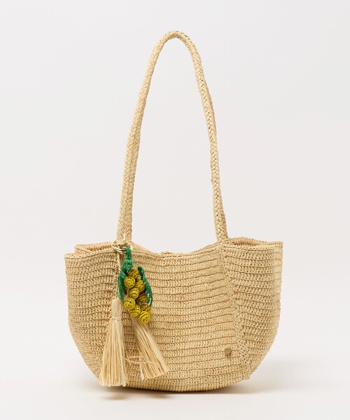 Steven Alan（スティーブンアラン）の「＜MAISON N.H PARIS＞CROISSANT/ショルダーバッグ（かごバッグ・レディース・ナチュラル・FREE）」の2枚目の写真