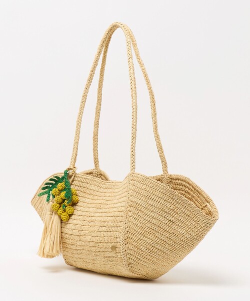 Steven Alan（スティーブンアラン）の「＜MAISON N.H PARIS＞CROISSANT/ショルダーバッグ（かごバッグ・レディース・ナチュラル・FREE）」の5枚目の写真