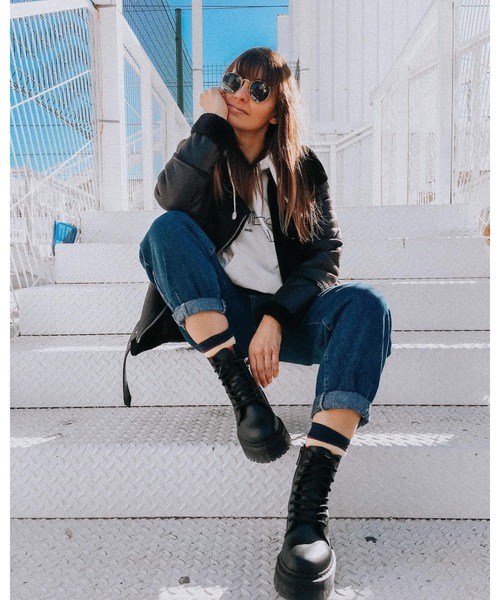 Dr. Martens(ドクターマーチン)の「Dr. Martens/ドクターマーチン V JADON II MONO 8 ホール ブーツ 25310001(ブーツ・メンズ・ブラック・UK5/UK10/UK7/UK8/UK9/UK6/UK4/UK3)」の9枚目の写真