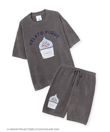 gelato pique（ジェラートピケ）の「【ドラゴンクエスト】【メンズ】ジャガード半袖プルオーバー&ハーフパンツセット（ルームウェア/パジャマ）」