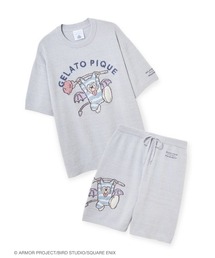 gelato pique（ジェラートピケ）の「【ドラゴンクエスト】【メンズ】ジャガード半袖プルオーバー&ハーフパンツセット（ルームウェア/パジャマ）」