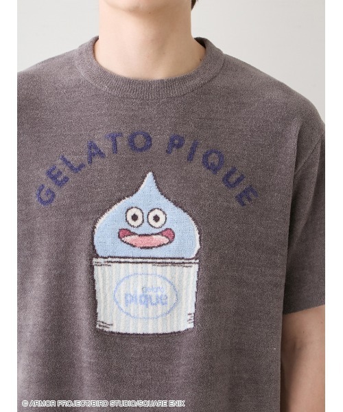 gelato pique(ジェラートピケ)の「【ドラゴンクエスト】【メンズ】ジャガード半袖プルオーバー&ハーフパンツセット(ルームウェア/パジャマ・メンズ・グレー/ブルー/ミント・M/L)」の12枚目の写真