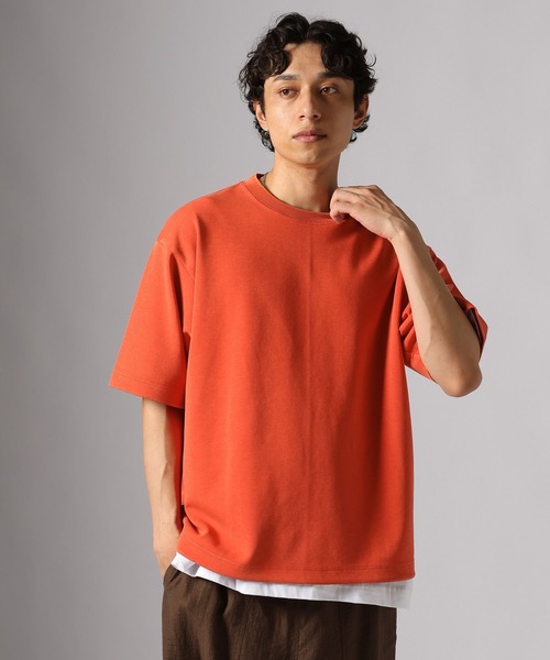 BAYFLOW(ベイフロー)の「フェードドロストポンチTEE(Tシャツ/カットソー・メンズ・チャコール/セージグリーン/ライトグレー/レッド・LARGE/MEDIUM)」の17枚目の写真