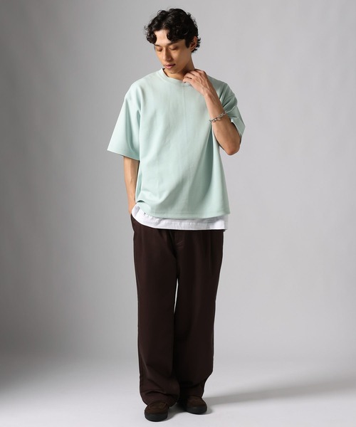 BAYFLOW(ベイフロー)の「フェードドロストポンチTEE(Tシャツ/カットソー・メンズ・チャコール/セージグリーン/ライトグレー/レッド・LARGE/MEDIUM)」の19枚目の写真