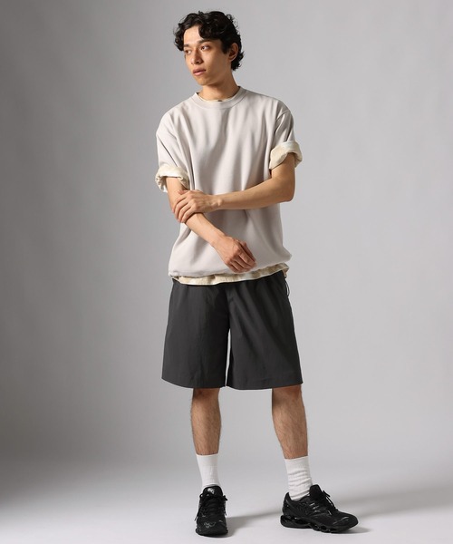 BAYFLOW(ベイフロー)の「フェードドロストポンチTEE(Tシャツ/カットソー・メンズ・チャコール/セージグリーン/ライトグレー/レッド・LARGE/MEDIUM)」の5枚目の写真