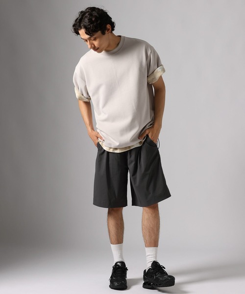 BAYFLOW(ベイフロー)の「フェードドロストポンチTEE(Tシャツ/カットソー・メンズ・チャコール/セージグリーン/ライトグレー/レッド・LARGE/MEDIUM)」の6枚目の写真