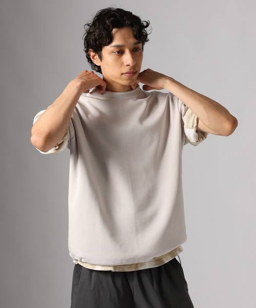 BAYFLOW(ベイフロー)の「フェードドロストポンチTEE(Tシャツ/カットソー・メンズ・チャコール/セージグリーン/ライトグレー/レッド・LARGE/MEDIUM)」の9枚目の写真