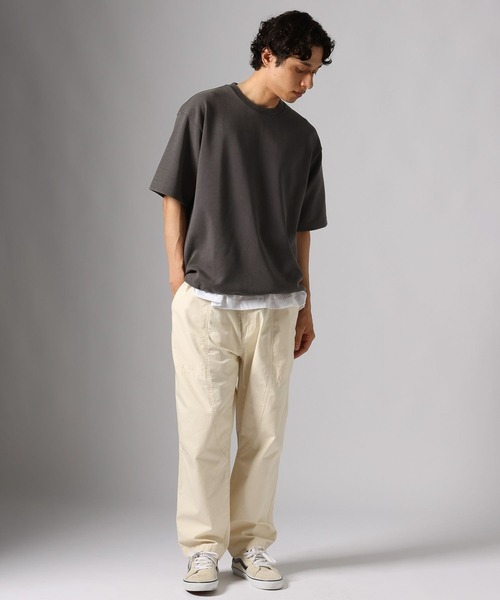 BAYFLOW(ベイフロー)の「フェードドロストポンチTEE(Tシャツ/カットソー・メンズ・チャコール/セージグリーン/ライトグレー/レッド・LARGE/MEDIUM)」の12枚目の写真