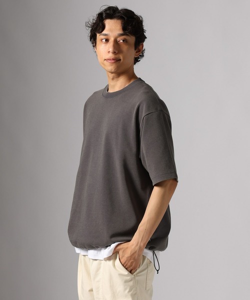 BAYFLOW(ベイフロー)の「フェードドロストポンチTEE(Tシャツ/カットソー・メンズ・チャコール/セージグリーン/ライトグレー/レッド・LARGE/MEDIUM)」の13枚目の写真