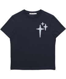 STAR APPLIQUE SEMI CROP TEE (3 color)