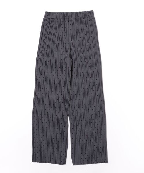 gossara（ゴサラ）の「【ラクなのに洒落て見える】　水玉プリントプリーツパンツ（その他パンツ・レディース・チャコールグレー/ブラウン/ブラック・FREE）」の4枚目の写真