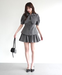 FLARED SHORT PANTS