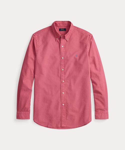 POLO RALPH LAUREN(ポロ ラルフ ローレン)の「クラシック フィット ガーメントダイド オックスフォード シャツ(シャツ/ブラウス・メンズ・ピンク・M/XS/S/L)」の2枚目の写真