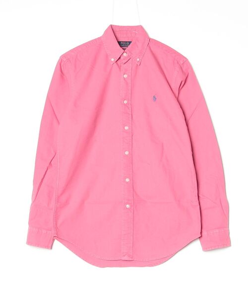 POLO RALPH LAUREN(ポロ ラルフ ローレン)の「クラシック フィット ガーメントダイド オックスフォード シャツ(シャツ/ブラウス・メンズ・ピンク・M/XS/S/L)」の8枚目の写真