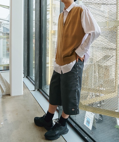 AFB（エーエフビー）の「STUDDED HALF PANTS（チノパンツ・メンズ・ブラック/カーキ/グレー・MEDIUM/LARGE）」の10枚目の写真