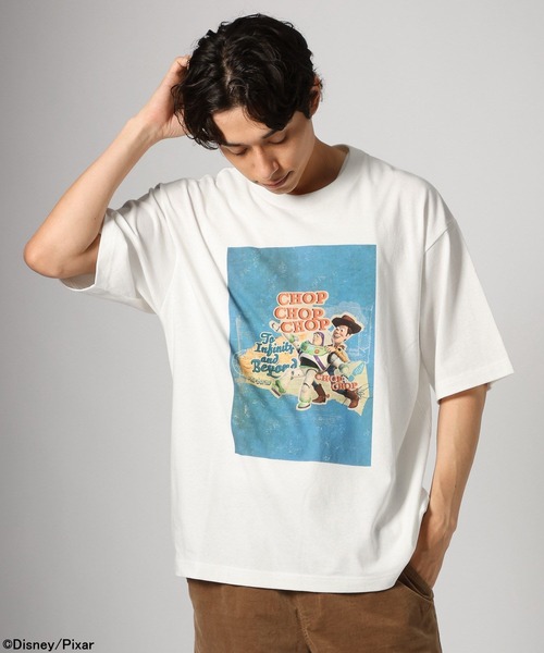 BAYFLOW(ベイフロー)の「TOY STORY(トイ・ストーリー)/アソートTシャツ(MEN)(Tシャツ/カットソー・メンズ・その他1/オフホワイト/チャコール・MEDIUM/LARGE)」の2枚目の写真