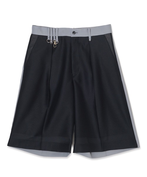 DISCOVERED(ディスカバード)の「MESH LIGHT SHORTS(スラックス・メンズ・ブラック/ネイビー系・1/3)」の4枚目の写真