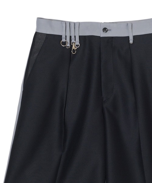 DISCOVERED(ディスカバード)の「MESH LIGHT SHORTS(スラックス・メンズ・ブラック/ネイビー系・1/3)」の8枚目の写真