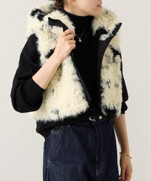 BEARDSLEY（ビアズリー）の「ファーポケットコート《HiROMITHiSTLE》（その他アウター・レディース・ブラック・FREE）」の20枚目の写真