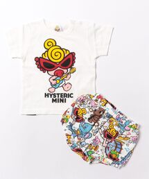 HYSTERIC MINI（ヒステリックミニ）の「HYS-MINI BAND CLUB Tシャツ＆ブルマ セット（その他ベビーウェア）」