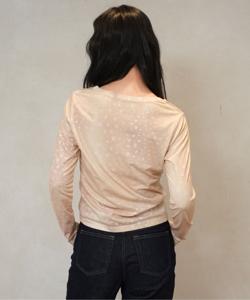 sedacle girl(セダクルガール)の「バンビプリントロンT(Tシャツ/カットソー・レディース・ベージュ/グレー・SMALL/MEDIUM)」の9枚目の写真