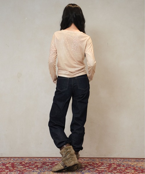 sedacle girl(セダクルガール)の「バンビプリントロンT(Tシャツ/カットソー・レディース・ベージュ/グレー・SMALL/MEDIUM)」の20枚目の写真