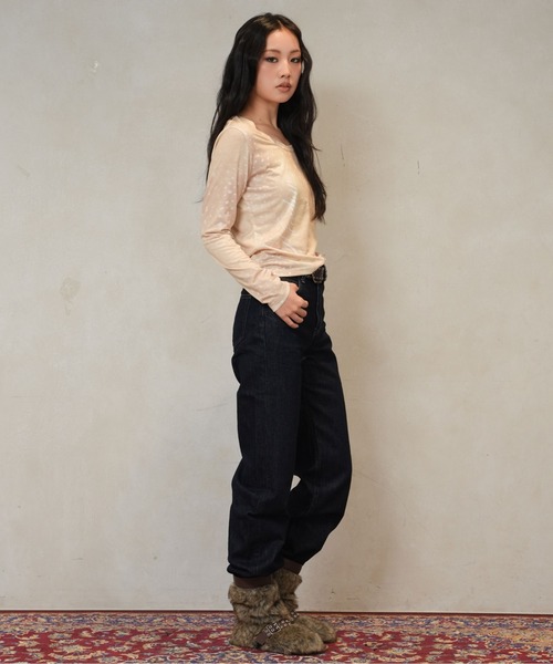 sedacle girl(セダクルガール)の「バンビプリントロンT(Tシャツ/カットソー・レディース・ベージュ/グレー・SMALL/MEDIUM)」の19枚目の写真
