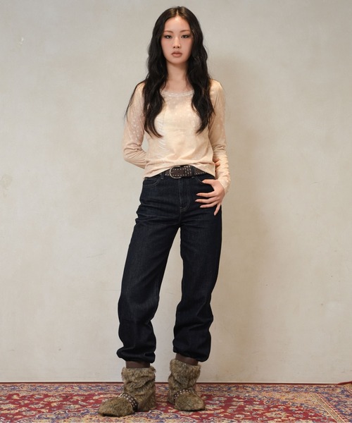 sedacle girl(セダクルガール)の「バンビプリントロンT(Tシャツ/カットソー・レディース・ベージュ/グレー・SMALL/MEDIUM)」の17枚目の写真