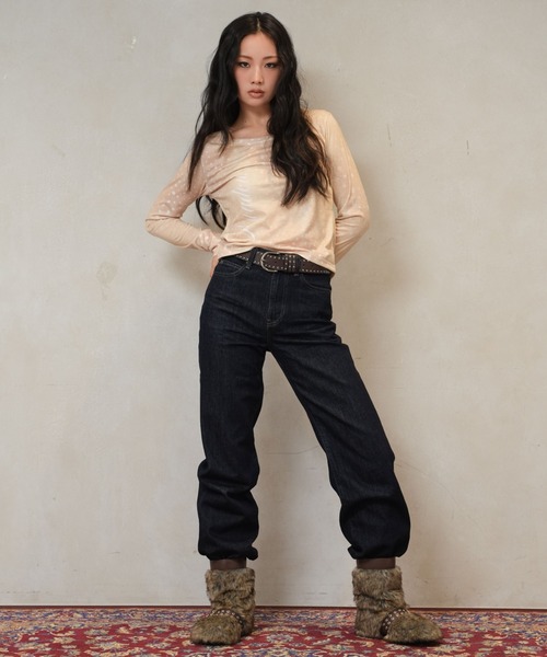 sedacle girl(セダクルガール)の「バンビプリントロンT(Tシャツ/カットソー・レディース・ベージュ/グレー・SMALL/MEDIUM)」の16枚目の写真