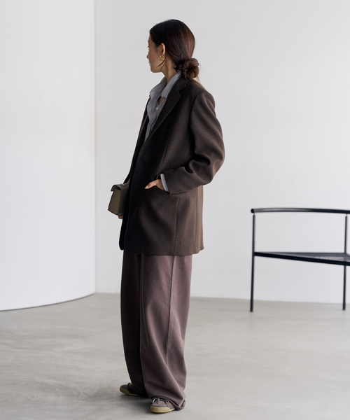 plage（プラージュ）の「《追加》Big Tailored ジャケット New（テーラードジャケット・レディース・ブラック系その他/ブラウン・36/38）」の21枚目の写真