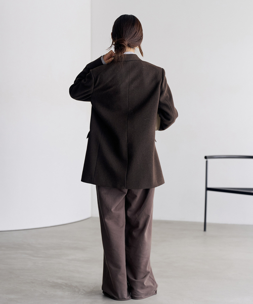plage（プラージュ）の「《追加》Big Tailored ジャケット New（テーラードジャケット・レディース・ブラック系その他/ブラウン・36/38）」の22枚目の写真