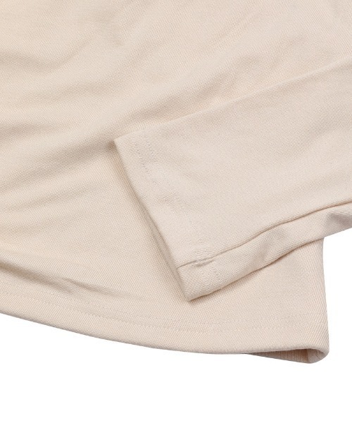 COIRIS(コイリス)の「◇COIRIS◇ブランド直輸入正規品/Yunoah ホルターネックレイヤード長袖Tシャツ Yunoah Halterneck Layered Long Sleeve Tee(Tシャツ/カットソー・レディース・ベージュ/ブラック・FREE)」の12枚目の写真