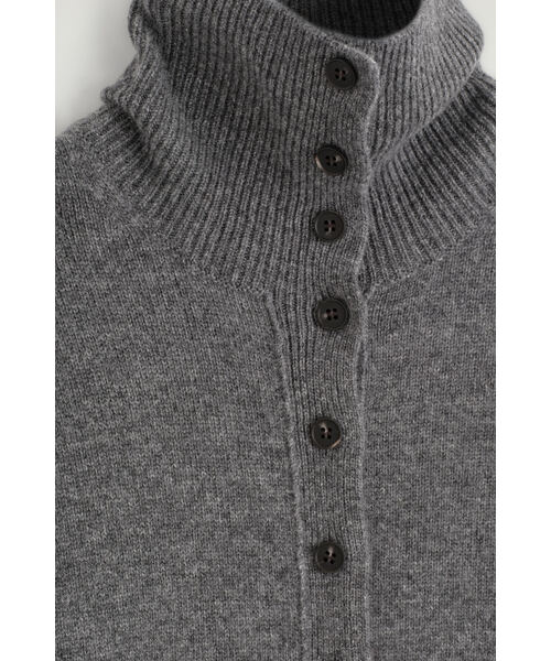 COS(コス)の「スカルプテッド カシミヤファネルネックカーディガン(カーディガン/ボレロ・レディース・ブラウン系その他/グレー系その他・XS/L/S/M)」の10枚目の写真