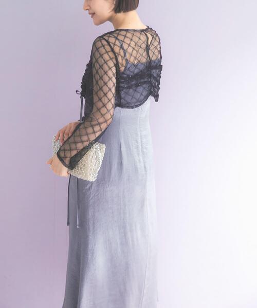 URBAN RESEARCH ROSSO WOMEN(アーバンリサーチ ロッソ)の「kaene ドロストギャザーセパレートドレス(ワンピース・レディース・グレー・36)」の10枚目の写真