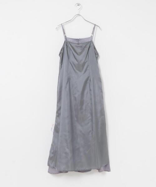 URBAN RESEARCH ROSSO WOMEN(アーバンリサーチ ロッソ)の「kaene ドロストギャザーセパレートドレス(ワンピース・レディース・グレー・36)」の8枚目の写真