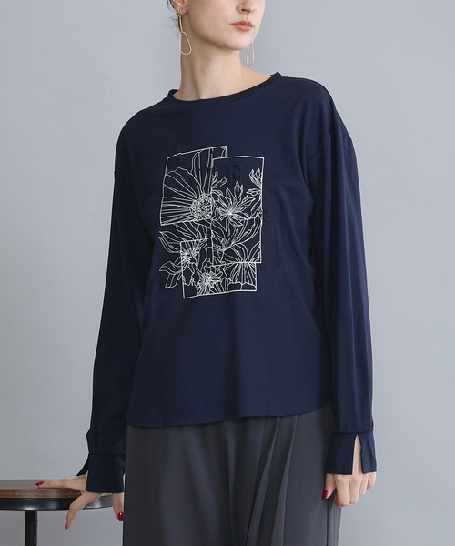 NICOLE white(ニコルホワイト)の「プリントロンTEE(Tシャツ/カットソー・レディース・その他6/その他2/その他4/その他3/その他5・FREE)」の5枚目の写真
