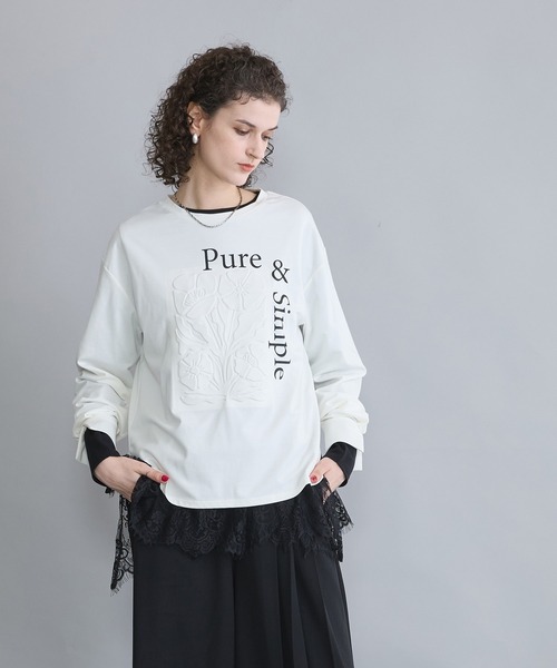 NICOLE white(ニコルホワイト)の「プリントロンTEE(Tシャツ/カットソー・レディース・その他6/その他2/その他4/その他3/その他5・FREE)」の8枚目の写真