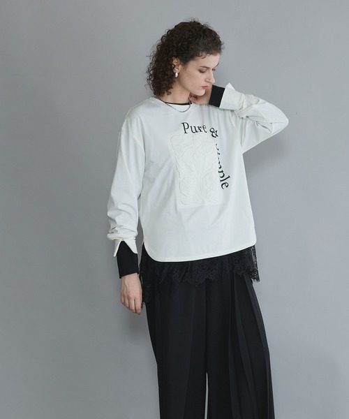NICOLE white(ニコルホワイト)の「プリントロンTEE(Tシャツ/カットソー・レディース・その他6/その他2/その他4/その他3/その他5・FREE)」の9枚目の写真