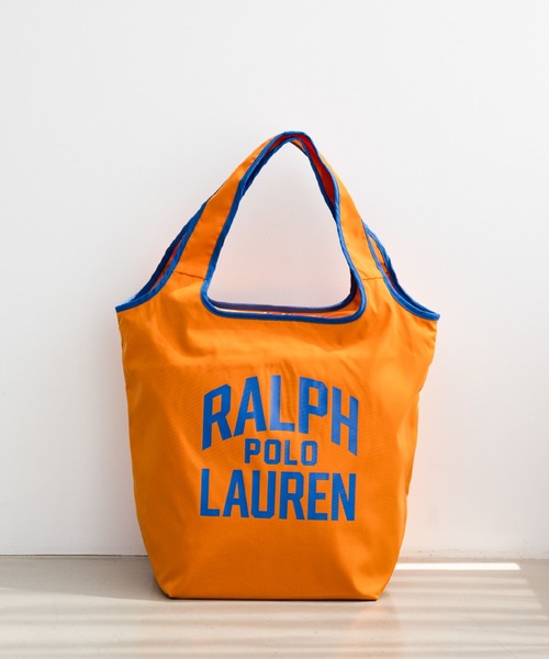 POLO RALPH LAUREN（ポロ ラルフ ローレン）の「ロゴエコバッグ（エコバッグ/サブバッグ・レディース・ダークグリーン/オレンジ/ベージュ/ライラック/ネイビー/レッド・FREE）」の15枚目の写真
