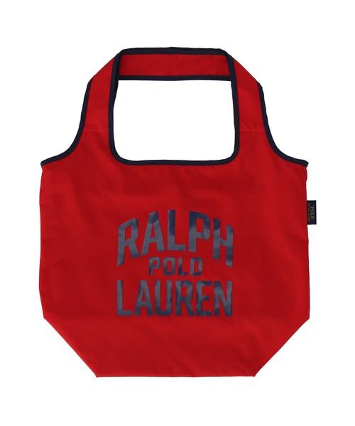 POLO RALPH LAUREN（ポロ ラルフ ローレン）の「ロゴエコバッグ（エコバッグ/サブバッグ・レディース・ダークグリーン/オレンジ/ベージュ/ライラック/ネイビー/レッド・FREE）」の14枚目の写真