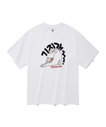 キジゲ反袖Tシャツホワイト