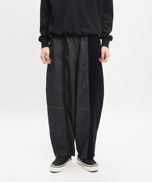 GOMME HOMME(ゴムオム)の「切替デニムパンツ(デニムパンツ・メンズ・インディゴブルー/ブラック・MEDIUM)」の11枚目の写真