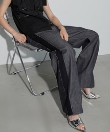 ローデニムサイドパネルパンツ / Raw Denim Side Panel Pants